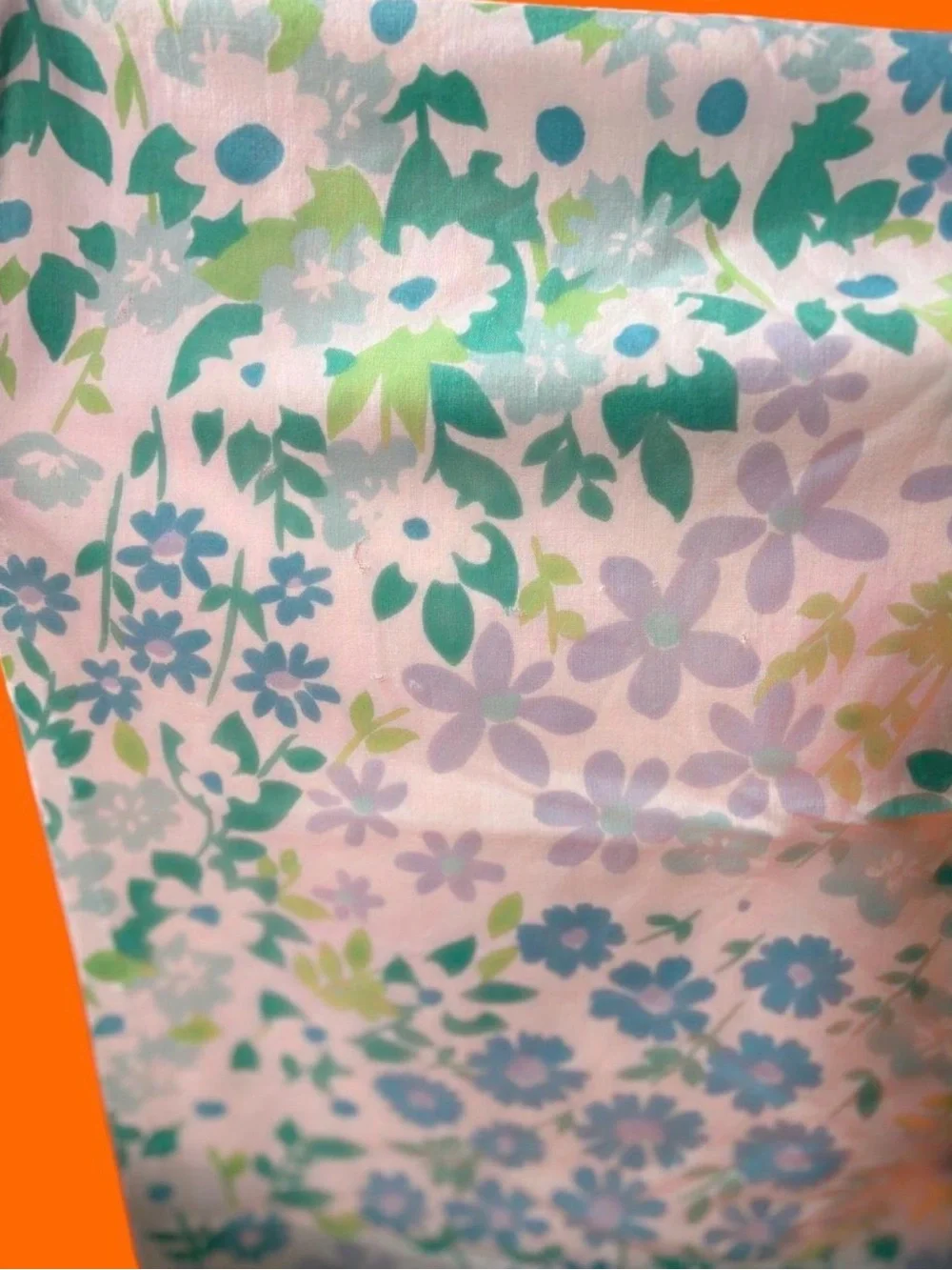Vintage Floral Steven’s Utica cotton / polyester/ muslin sheets set - read desc.